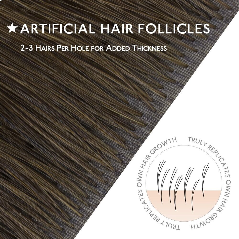 Invisi Edge Tape in Hair Extensions Human Hair, 14 Inch 50g 20pcs Balayage Choco - Picture 8 of 9